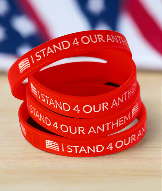 "I Stand 4 Our Anthem" Wristband